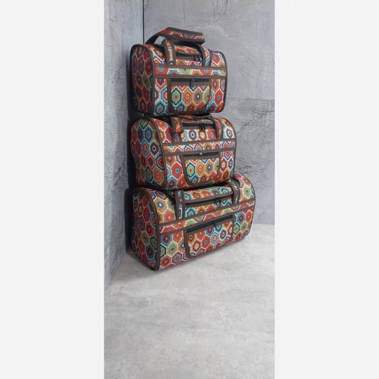 کیف سه تیکه مسافرتی کرپ لمینت شده