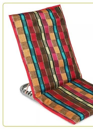 صندلی راحت نشین بدون پایه تاشو مسافرتی جاجیم کمپ کفی